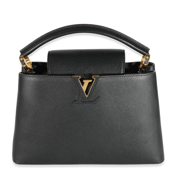 Louis Vuitton Black Taurillon Capucines MM - Picture 3 of 7